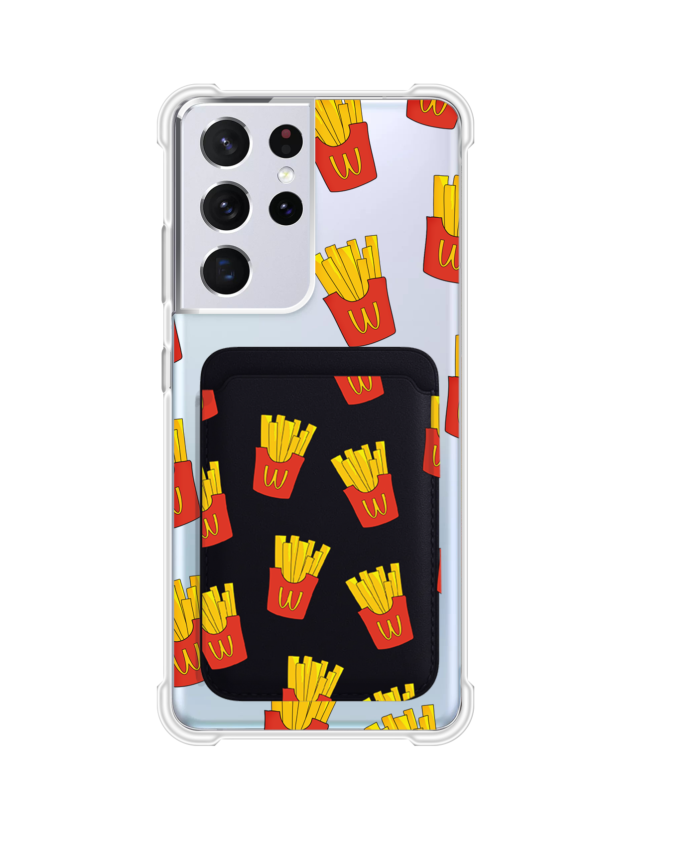 Android Magnetic Wallet Case - Fries