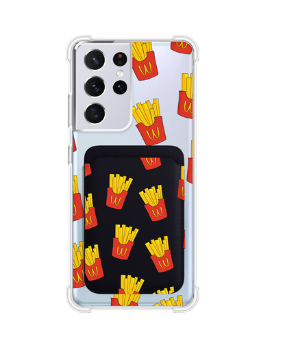 Android Magnetic Wallet Case - Fries