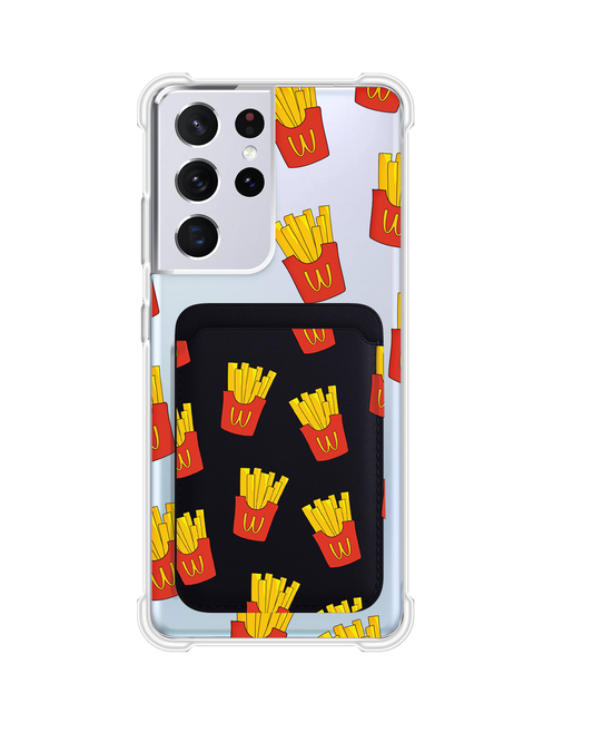 Android Magnetic Wallet Case - Fries