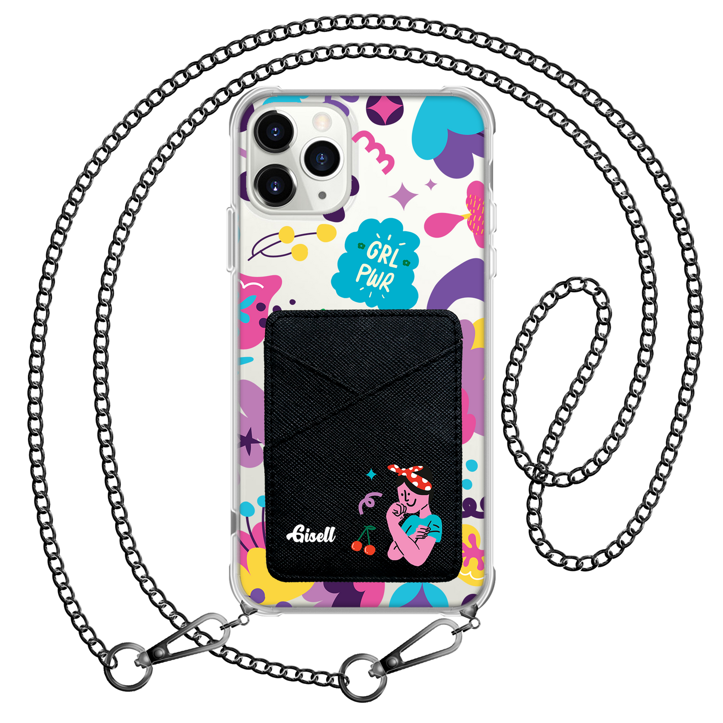 iPhone Phone Wallet Case - Girl Power 1.0