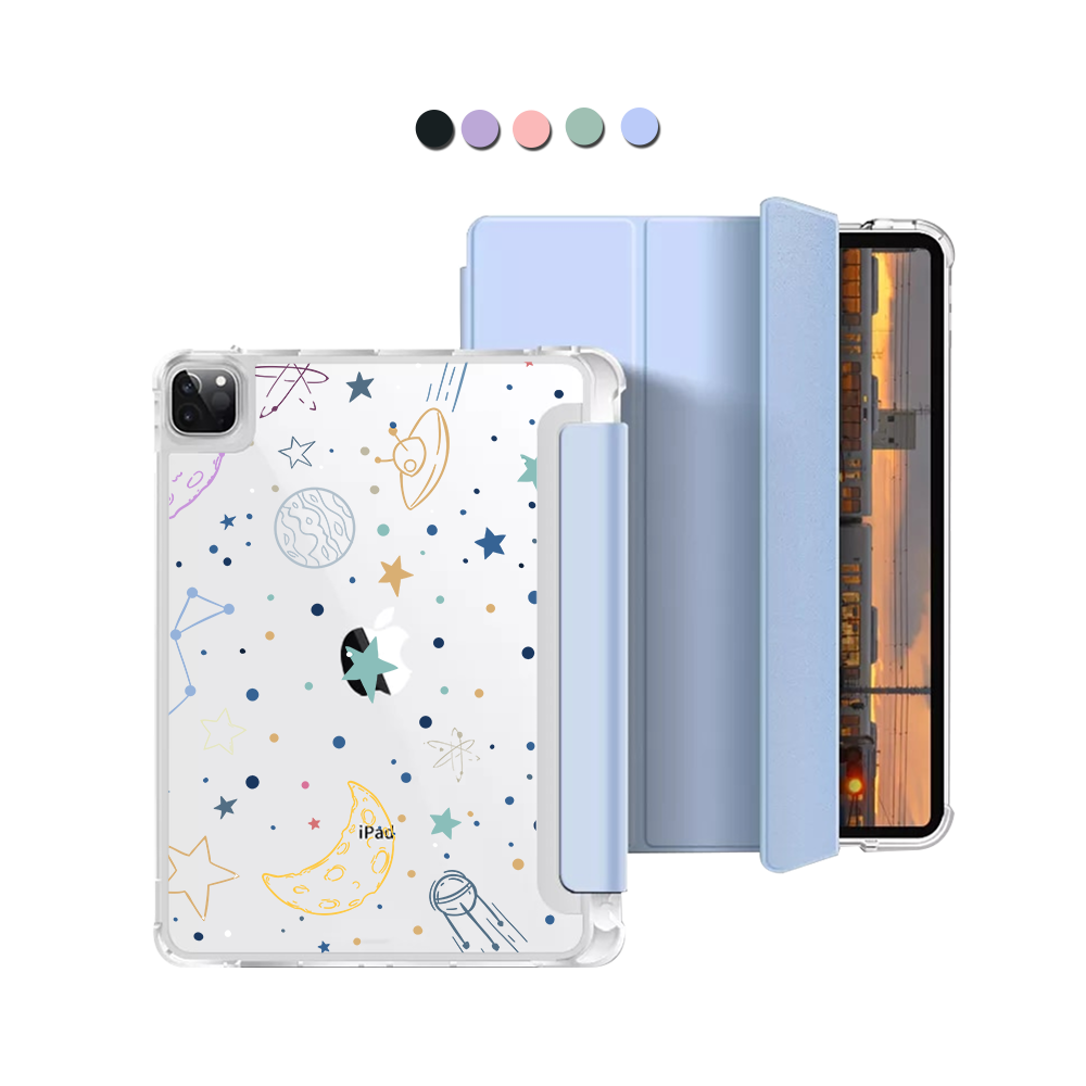 iPad Macaron Flip Cover - Galaxy