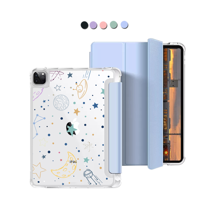 iPad Macaron Flip Cover - Galaxy