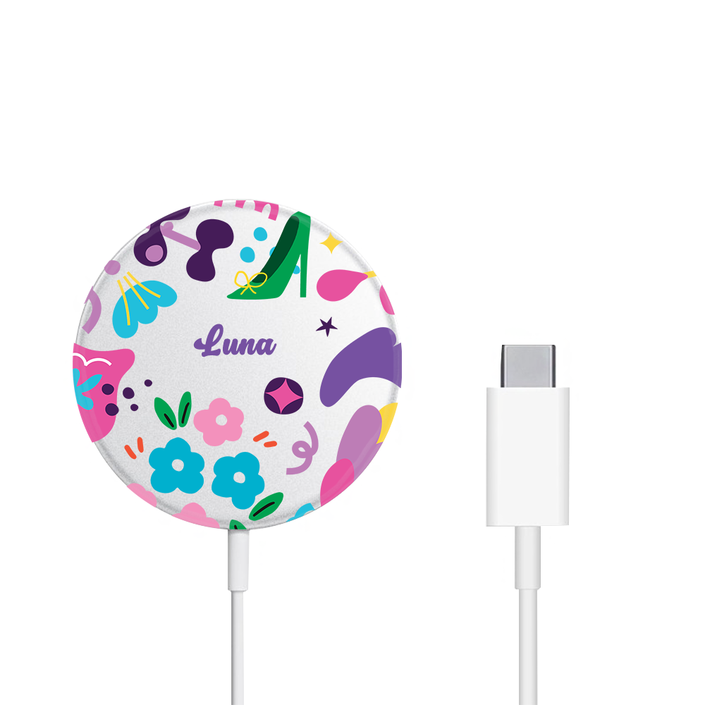 Magnetic Wireless Charger - Girl Power 1.0