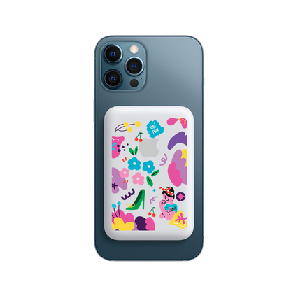 Magnetic Wireless Powerbank - Girl Power 1.0