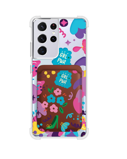 Android Magnetic Wallet Case - Girl Power