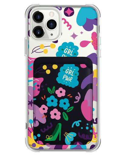 iPhone Magnetic Wallet Case - Girl Power