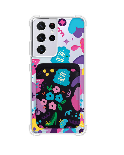 Android Magnetic Wallet Case - Girl Power