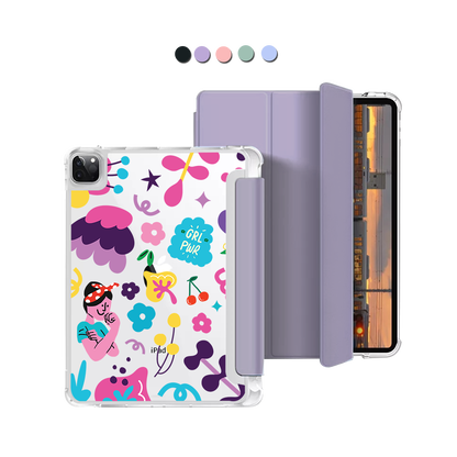 iPad Macaron Flip Cover - Girl Power