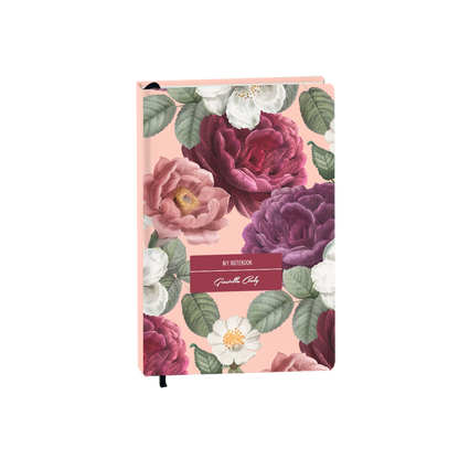 Hardcover Bookpaper Journal - Grace (with Elastic Band & Bookmark)