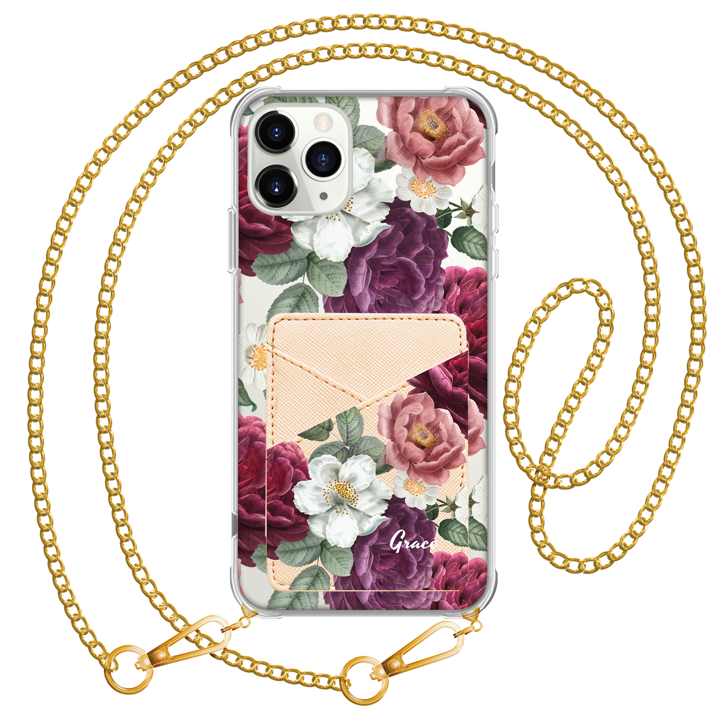 iPhone Phone Wallet Case - Grace