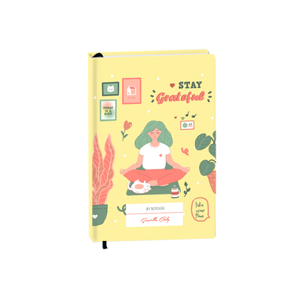 Hardcover Bookpaper Journal - Grateful (with Elastic Band & Bookmark)