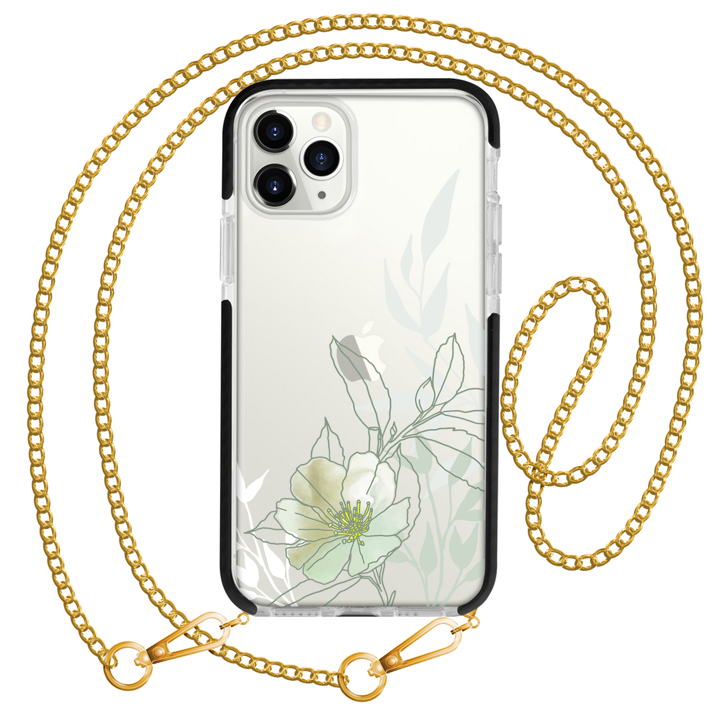 iPhone Rearguard Bumper - Greentmint Lily