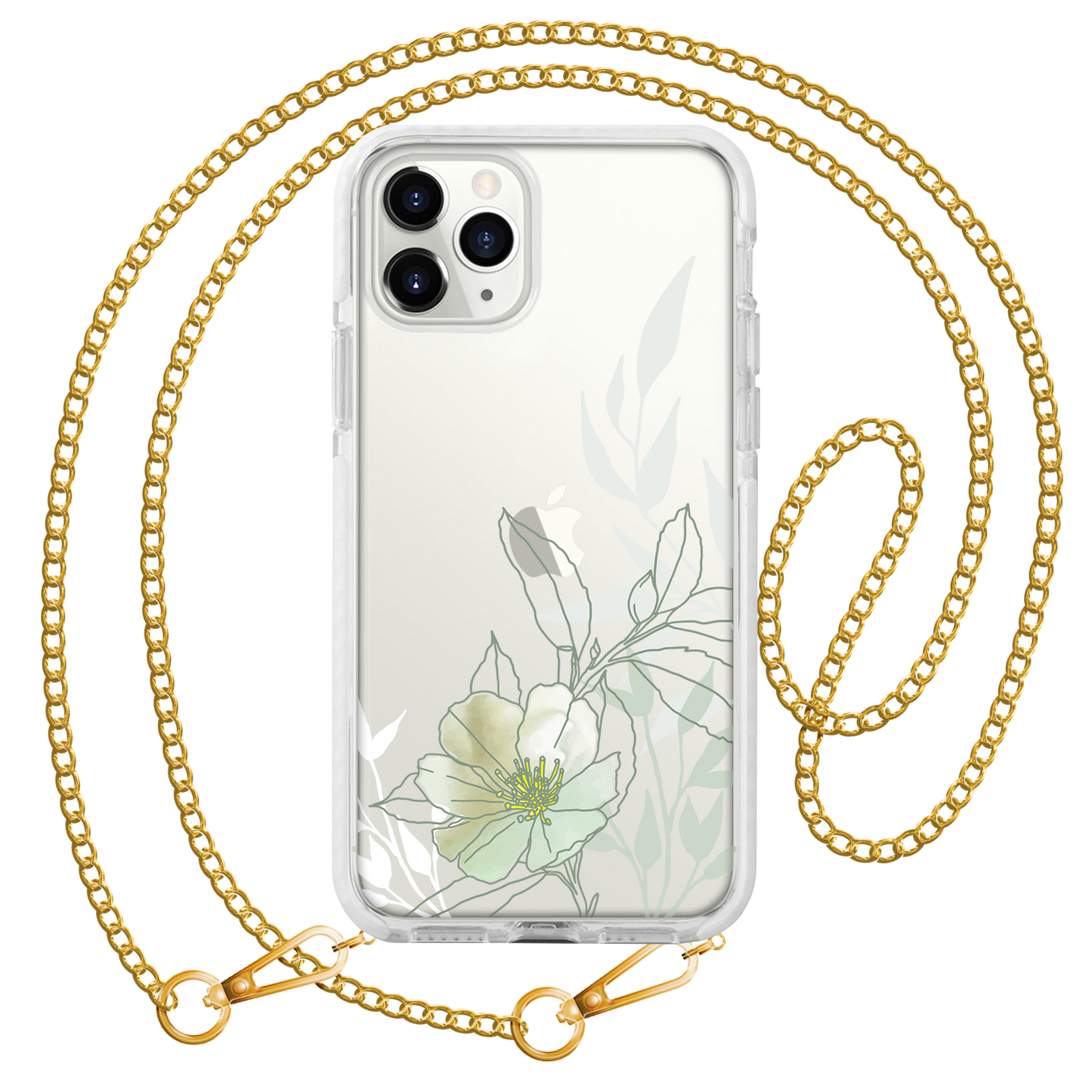 iPhone Rearguard Bumper - Greentmint Lily