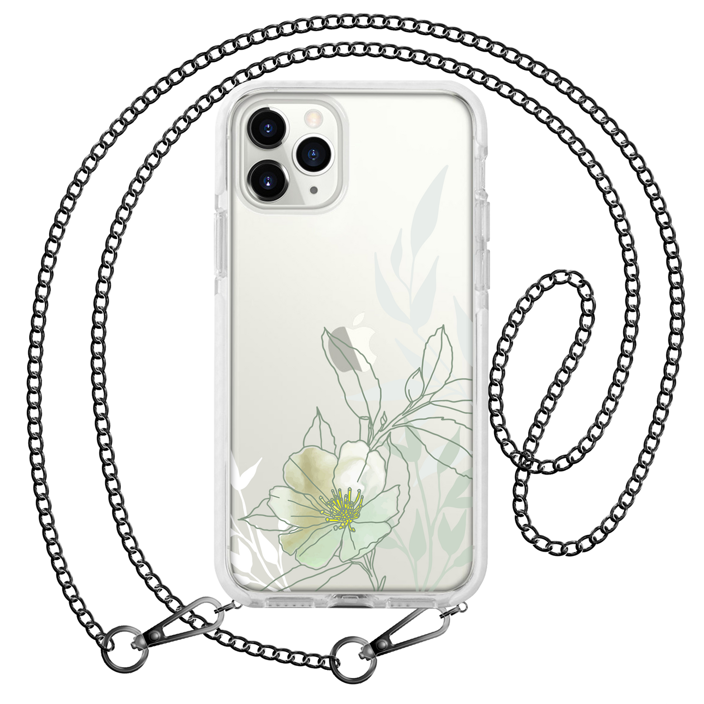 iPhone Rearguard Bumper - Greentmint Lily