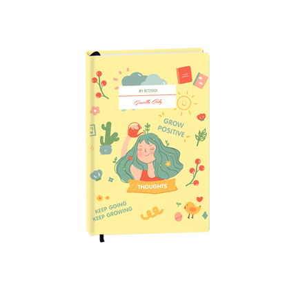 Hardcover Bookpaper Journal - Grow (with Elastic Band & Bookmark)