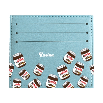 6 Slots Card Holder - Hazelnut Spread