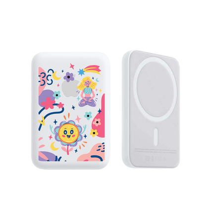 Magnetic Wireless Powerbank - Heather