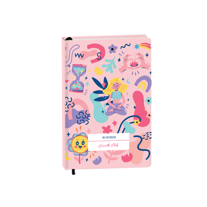 Hardcover Bookpaper Journal - Heather (with Elastic Band & Bookmark)