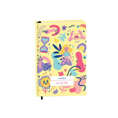 Hardcover Bookpaper Journal - Heather (with Elastic Band & Bookmark)