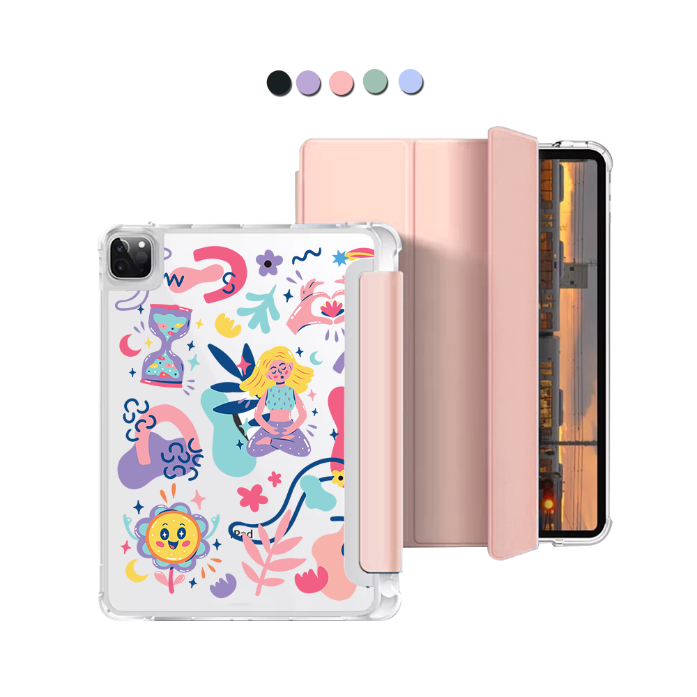 iPad Macaron Flip Cover - Heather