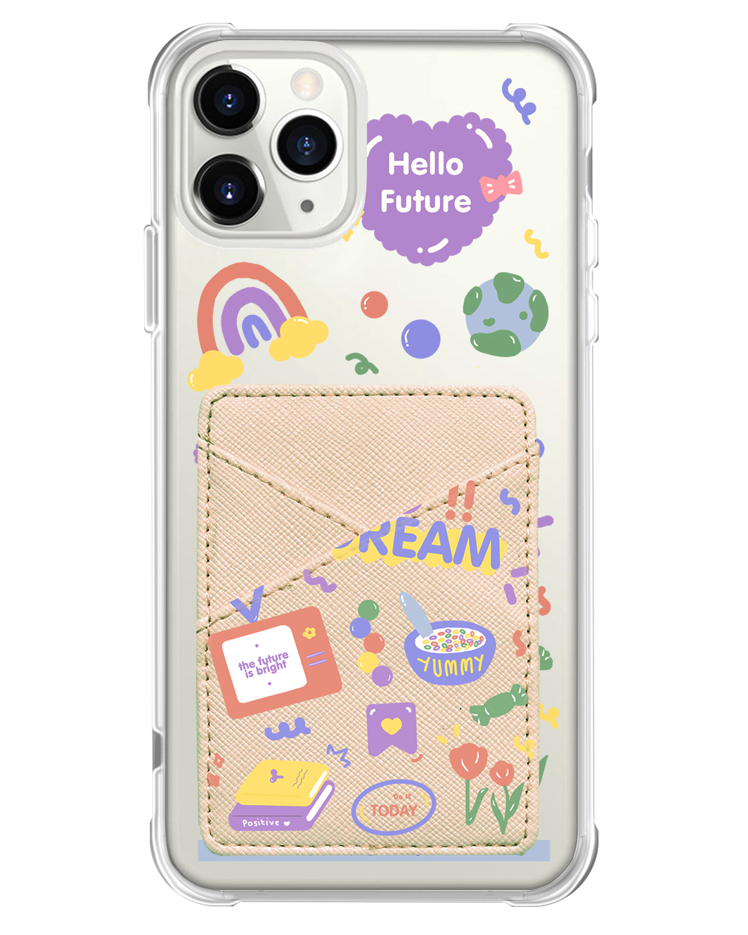 iPhone Phone Wallet Case - Hello Future