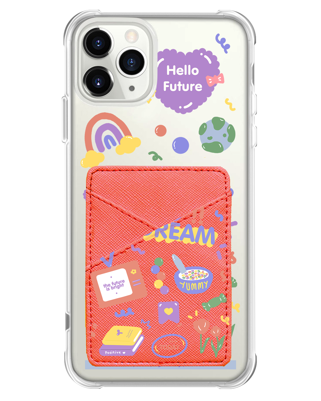 iPhone Phone Wallet Case - Hello Future