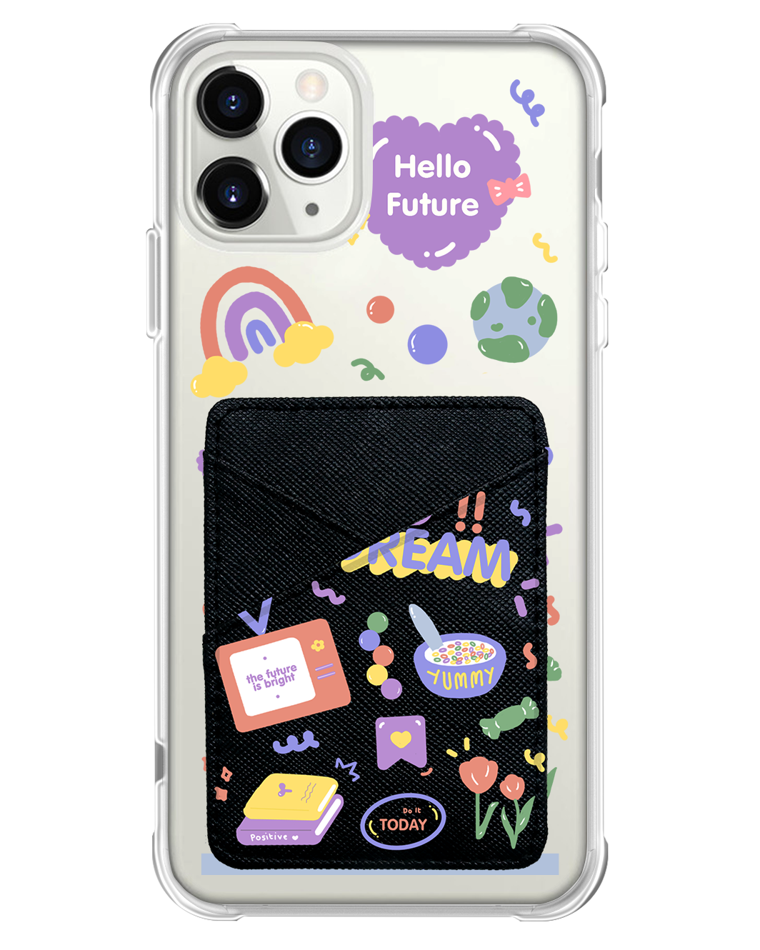 iPhone Phone Wallet Case - Hello Future