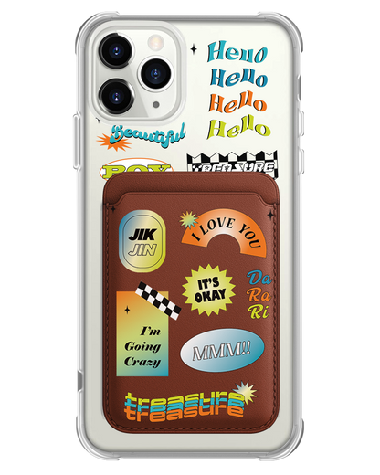 iPhone Magnetic Wallet Case - Hello Treasure