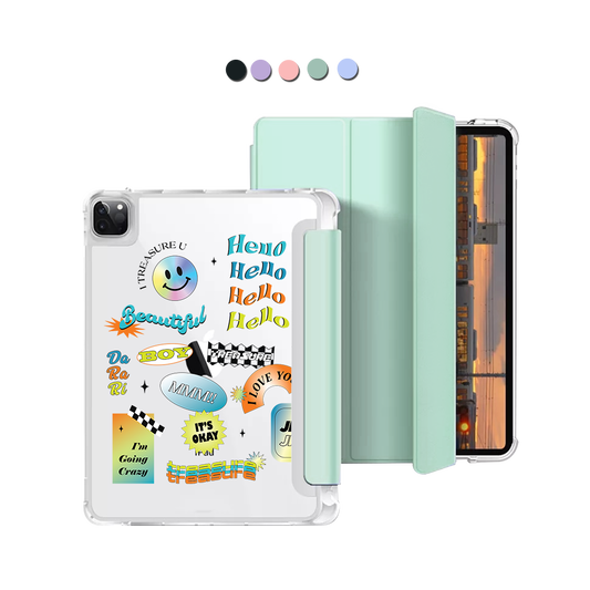 iPad Macaron Flip Cover - Hello Treasure