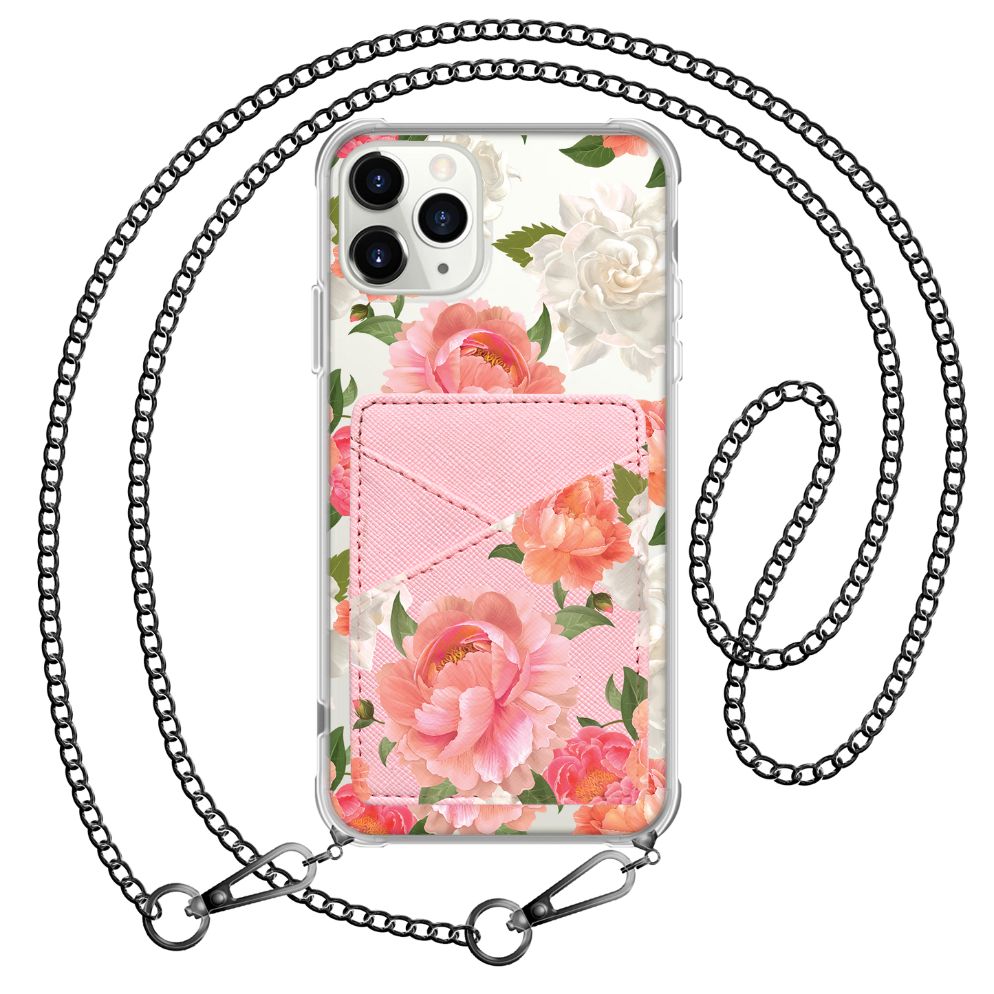 iPhone Phone Wallet Case - August Peony