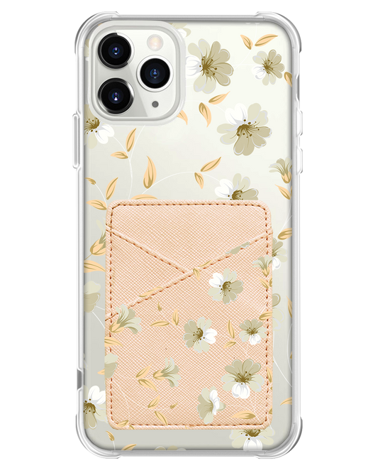 iPhone Phone Wallet Case - White Magnolia 2.0