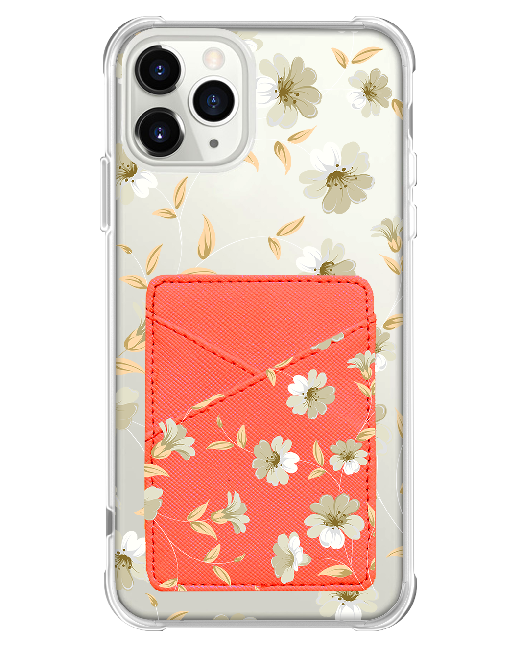 iPhone Phone Wallet Case - White Magnolia 2.0