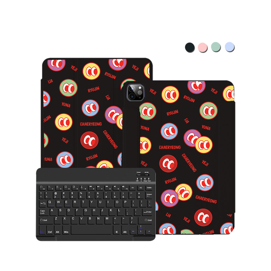 iPad Wireless Keyboard Flipcover - ITZY Monogram