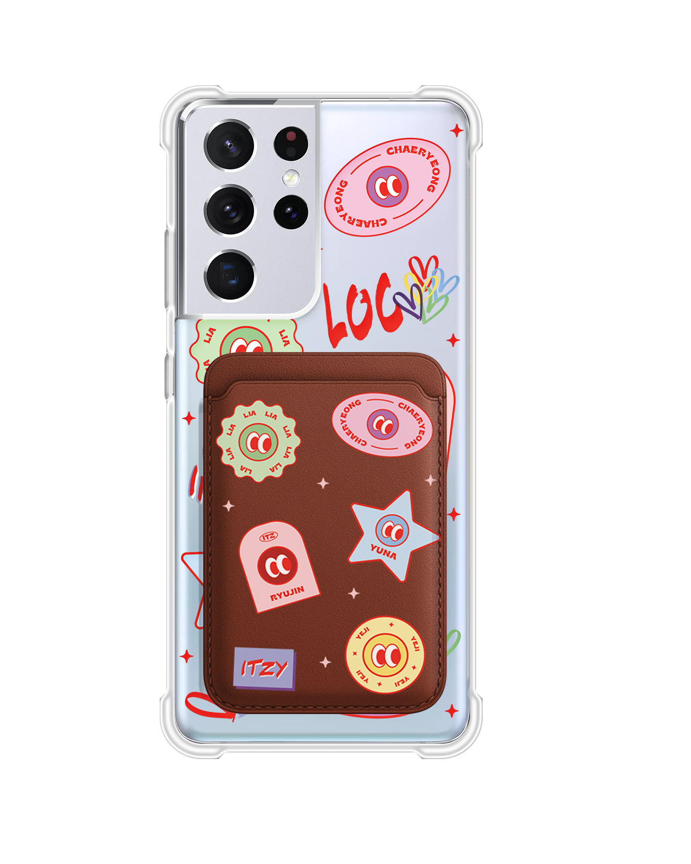 Android Magnetic Wallet Case - ITZY Sticker Pack