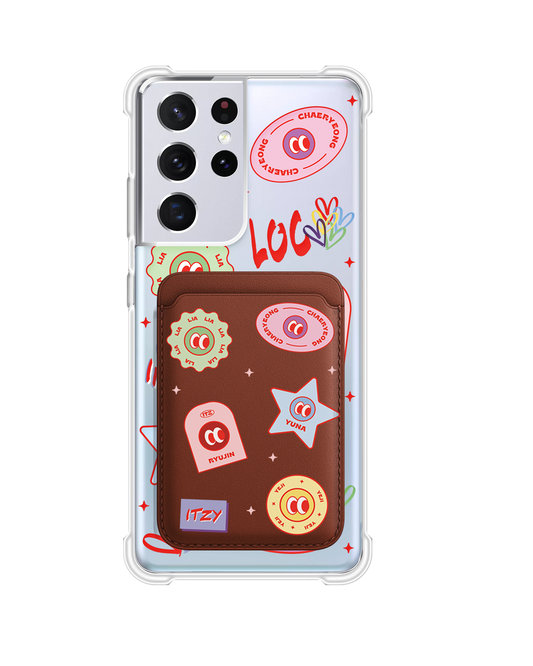 Android Magnetic Wallet Case - ITZY Sticker Pack