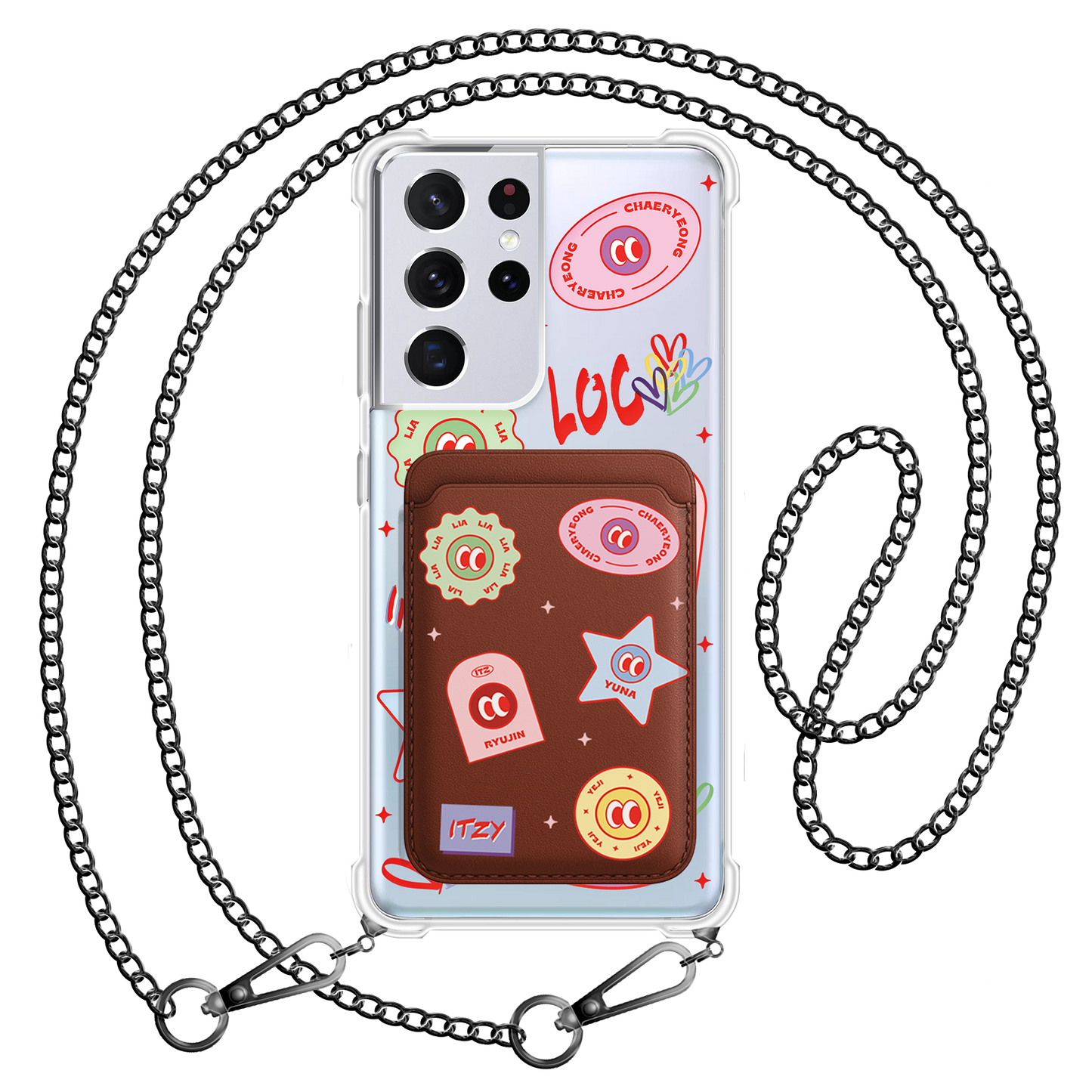 Android Magnetic Wallet Case - ITZY Sticker Pack