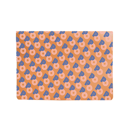 Vegan Leather Sleeve - Initial 1.0 Monogram