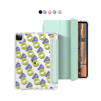 iPad Macaron Flip Cover - Initial 2.0 Monogram