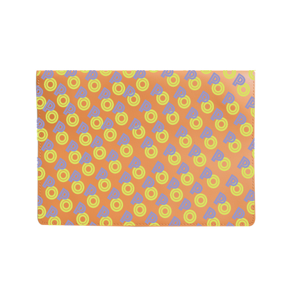 Vegan Leather Sleeve - Initial 2.0 Monogram