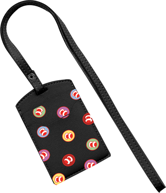 Vegan Leather Lanyard - Itzy Monogram