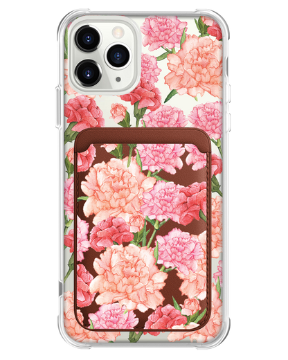 iPhone Magnetic Wallet Case - January Carnation