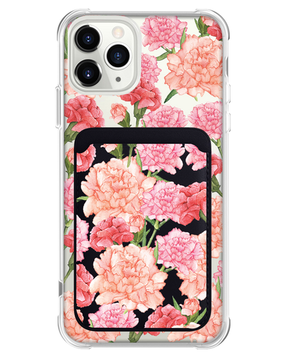 iPhone Magnetic Wallet Case - January Carnation