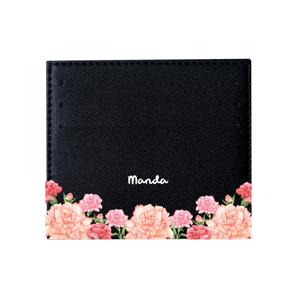 6 Slots Card Holder - January Carnation