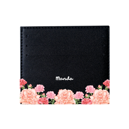 6 Slots Card Holder - January Carnation