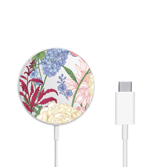 Magnetic Wireless Charger - July Delphinium