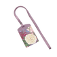 Vegan Leather Lanyard - July Delphinium