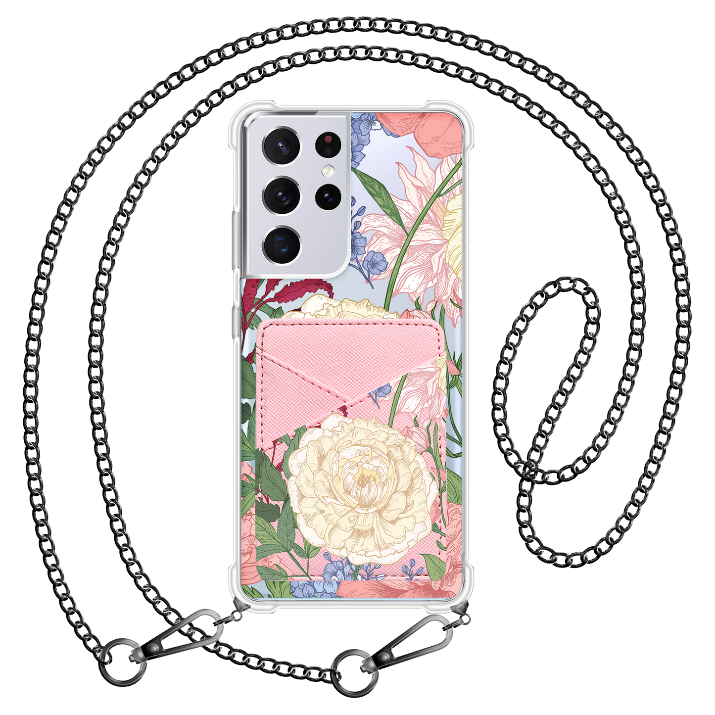 Android Phone Wallet Case - July Delphinium 2.0