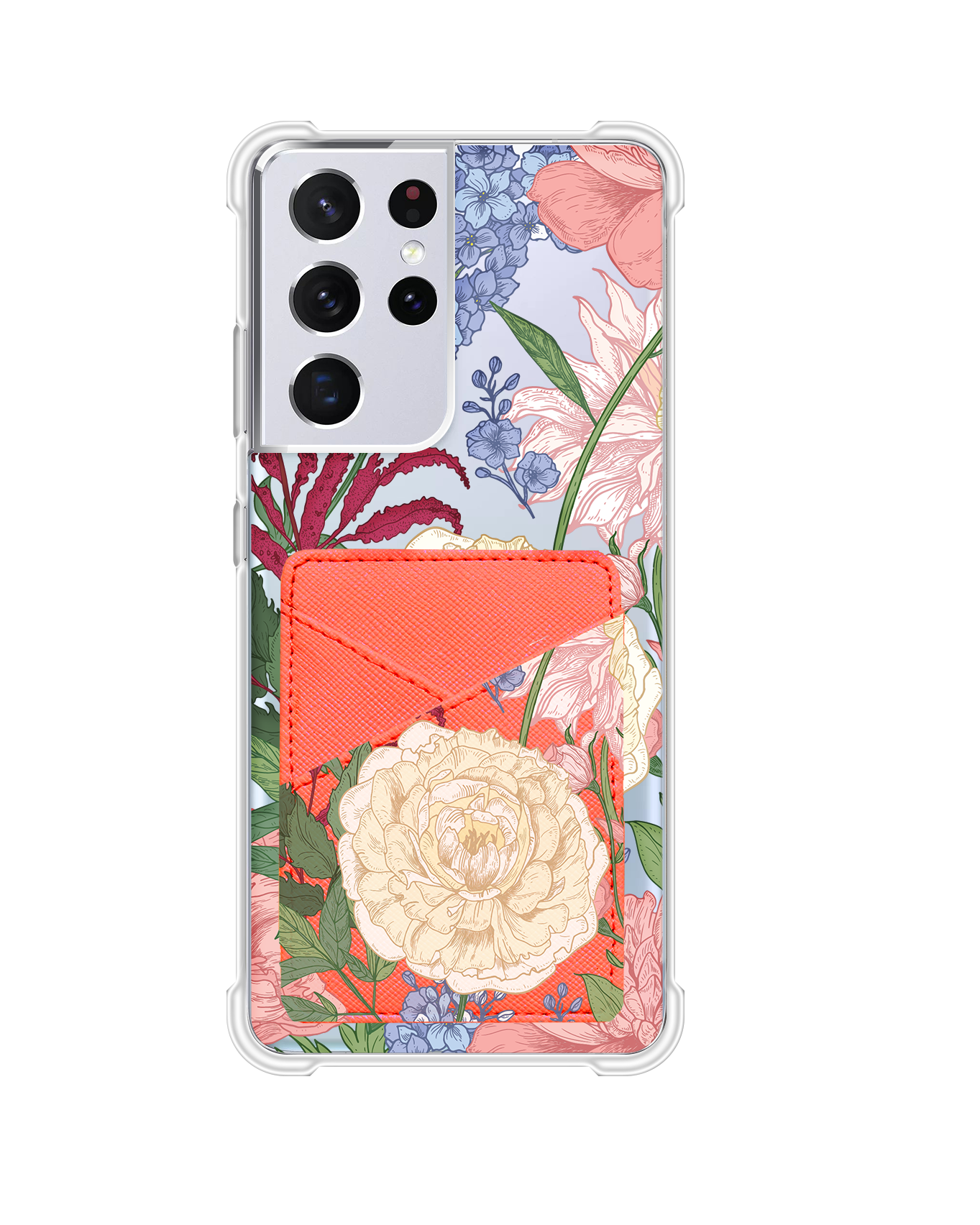 Android Phone Wallet Case - July Delphinium 2.0