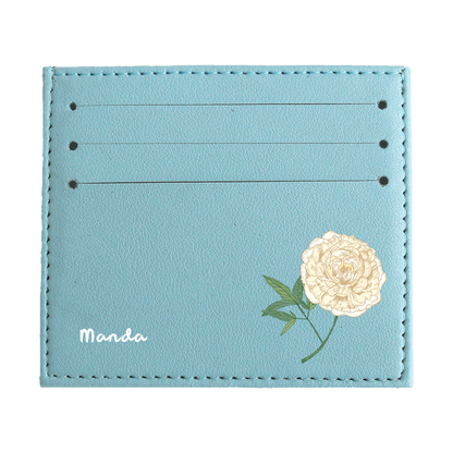 6 Slots Card Holder - July Delphinium