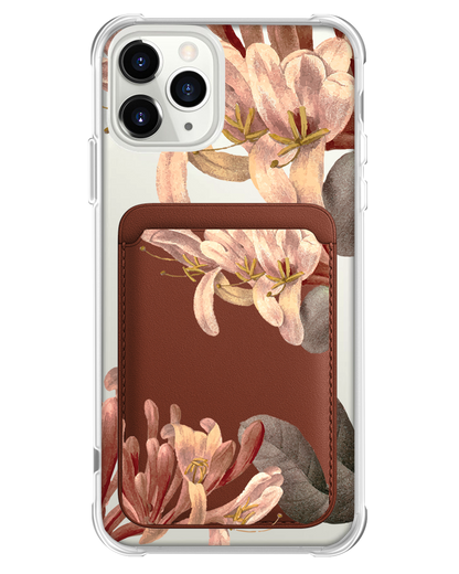 iPhone Magnetic Wallet Case - June Honey Suckle